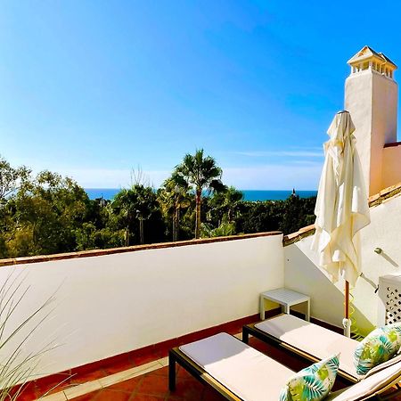 Luxury Penthouse With Sea Views In Marbella Golden Mile, Puente Romano Area Exterior foto